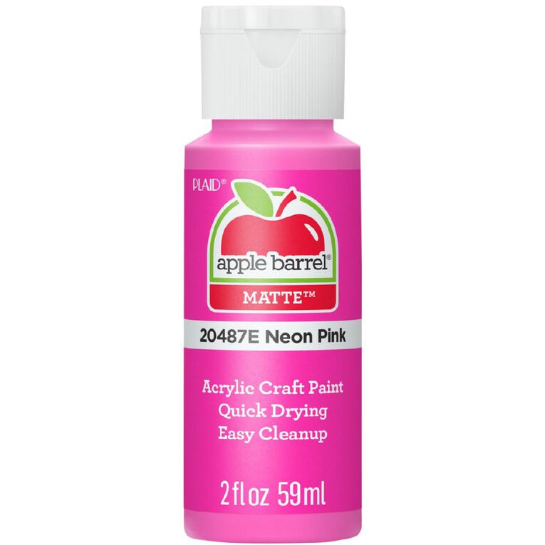 Apple Barrel Acrylic Neon Pink 60ml, , hi-res
