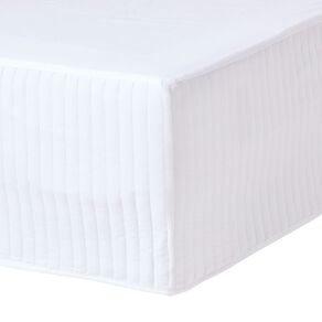 Living & Co Valance Quilted Bed Wrap White Queen