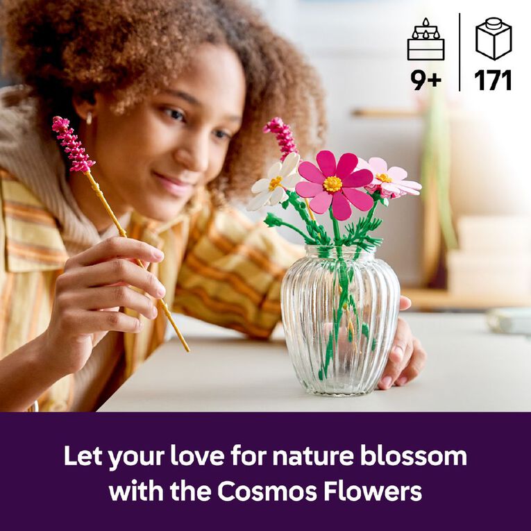 LEGO Botanicals Cosmos Flowers 11514, , hi-res