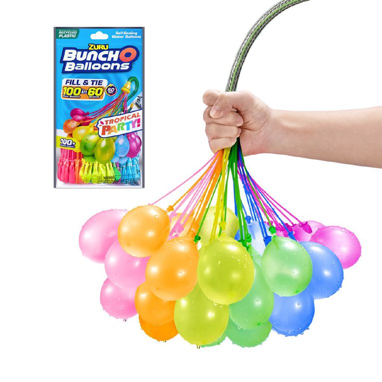 Zuru Bunch O Balloons Tropical Party 3 Pack, , hi-res