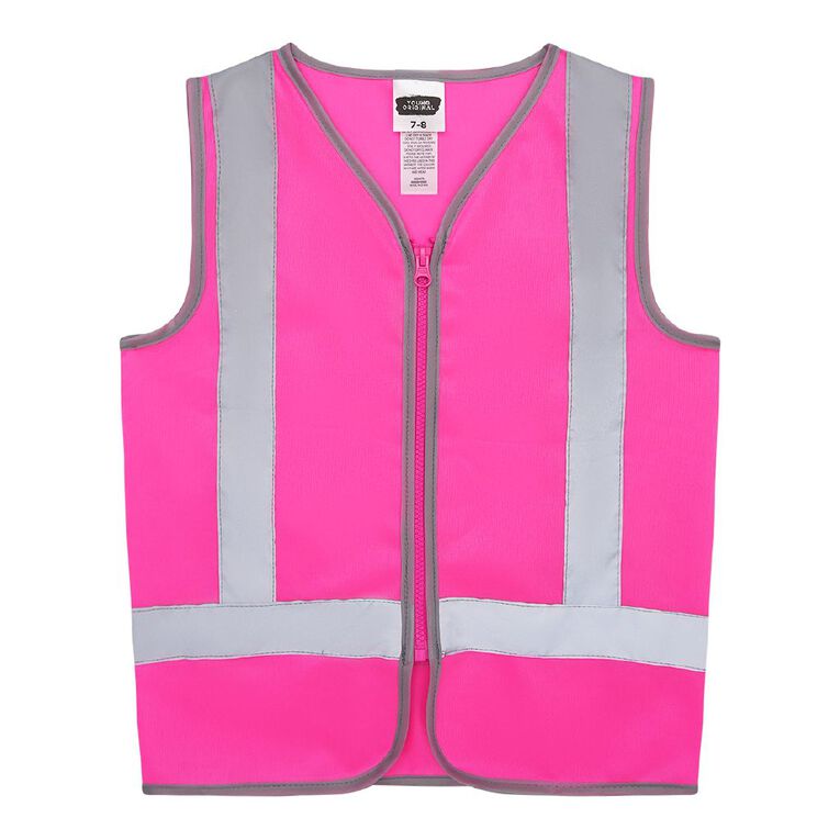 Young Original Kids' Hi-Vis Vest, Pink, hi-res