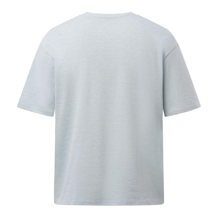 Garage Men's Heavyweight Boxy Tee Slub, Blue Light, hi-res