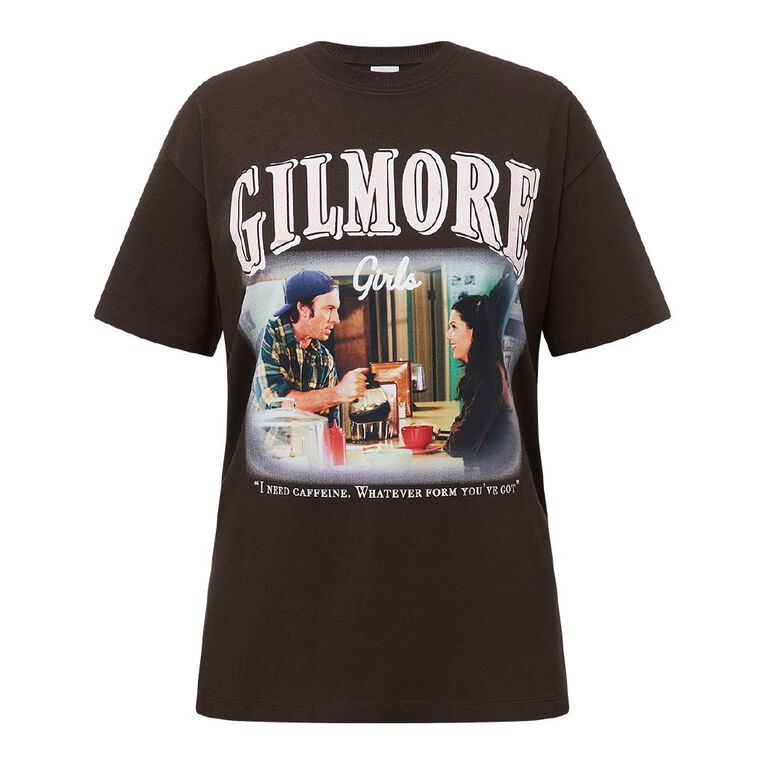 Gilmore Girls Women's Tee, Brown Dark, hi-res