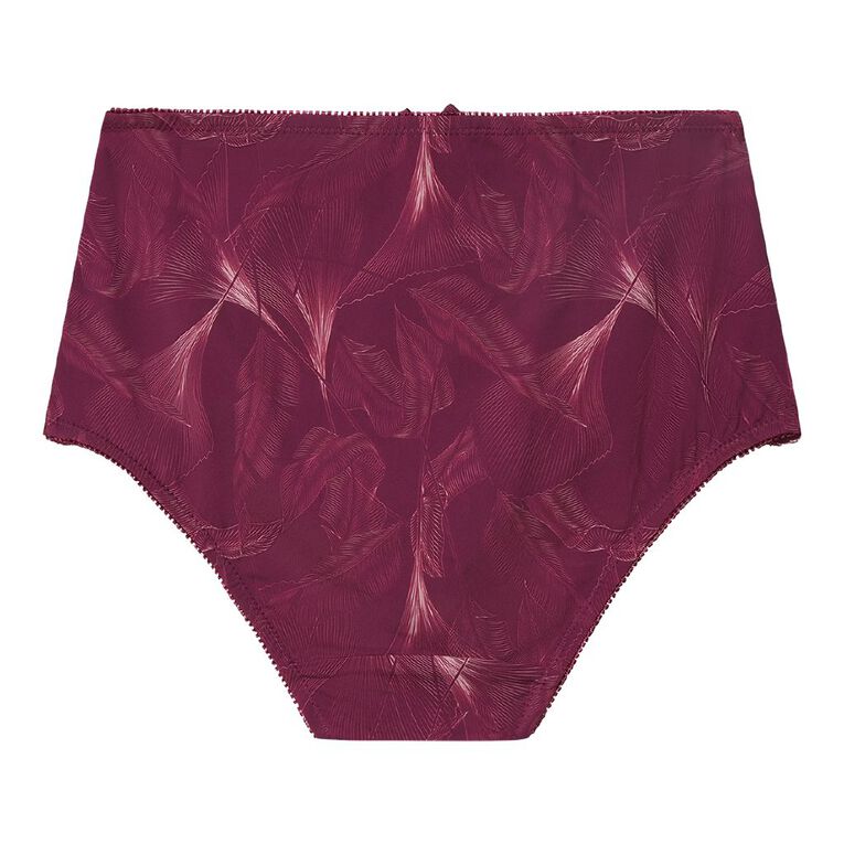 H&H Women's Mia Full Briefs, Red Dark, hi-res