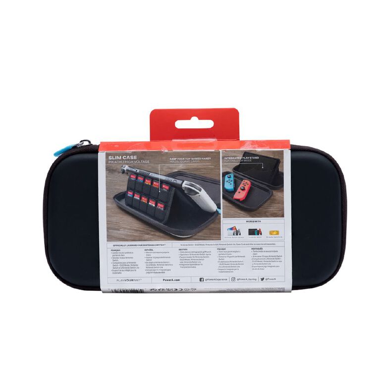 PowerA Slim Case for Nintendo Switch Pikachu High Voltage, , hi-res