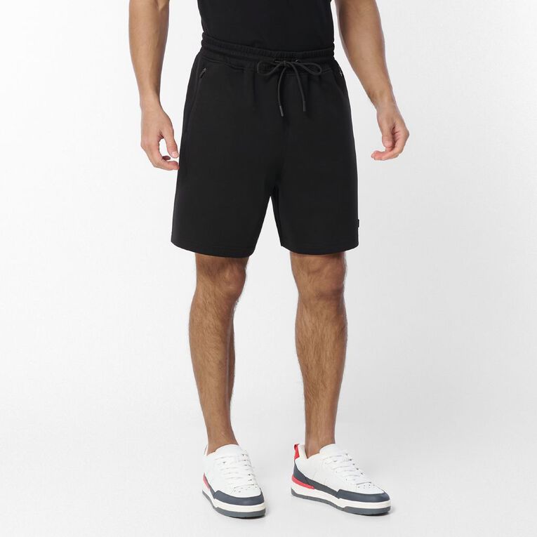 Active Intent Men's Scuba Shorts, Black, hi-res