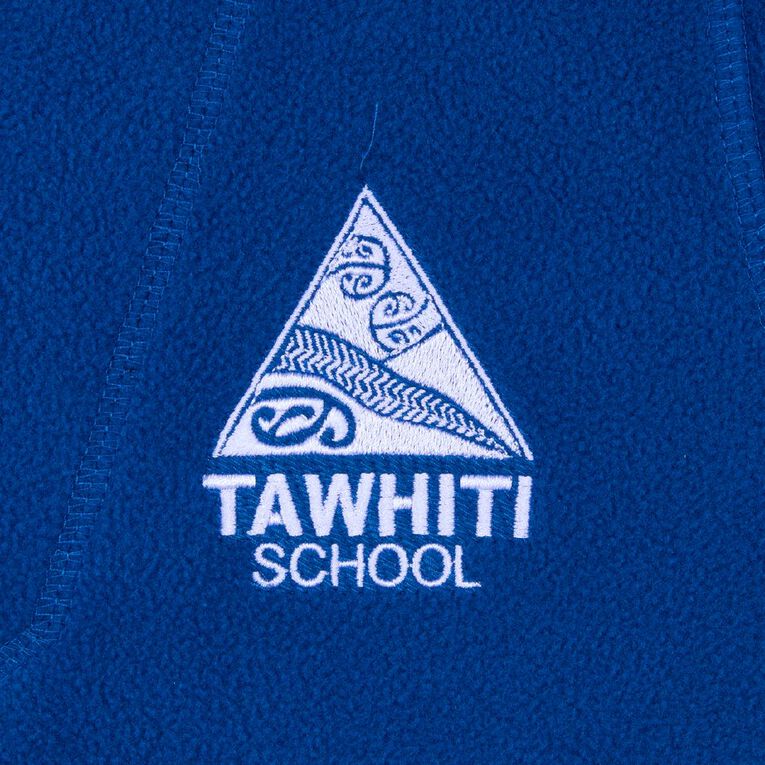 Schooltex Tawhiti School Polar Fleece Top with Embroidery, Royal, hi-res