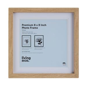 Living & Co Premium Photo Frame Natural 8in x 8in