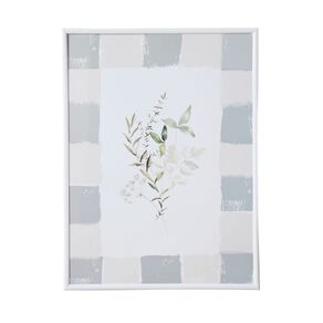 Living & Co Framed Print Vert Floral 30cm x 40cm