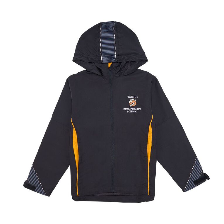 Schooltex Tainui Primary Jacket with Embroidery, Black/Gold, hi-res