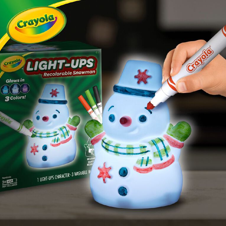 Crayola Light-ups Snowman, , hi-res