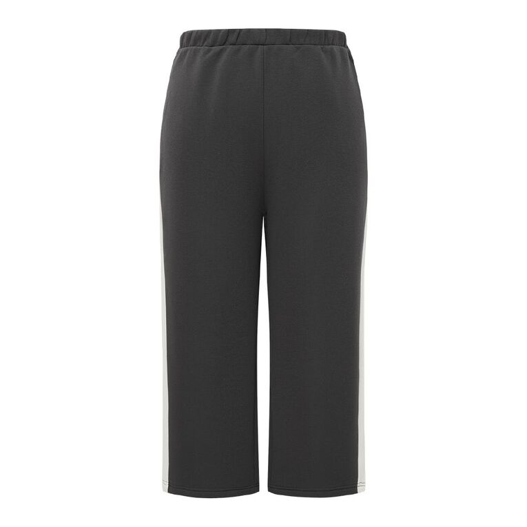 H&H Curve Women's Side Panel Sweatpants, Grey Dark, hi-res