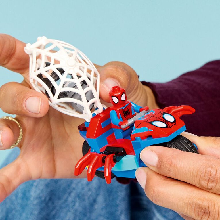 LEGO Spider-Man On His Motorcycle vs Rhino 11206, , hi-res