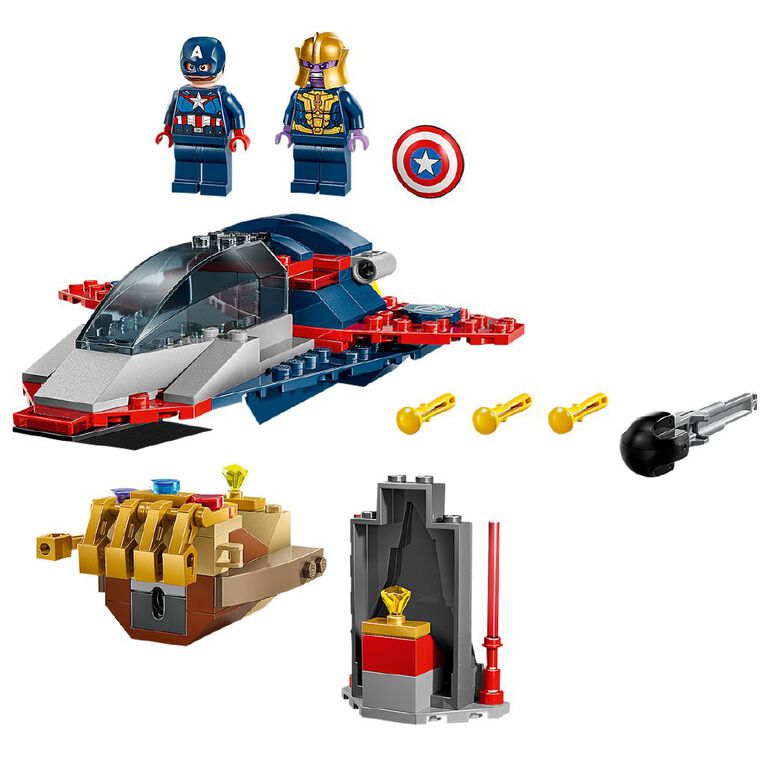 LEGO Marvel Super Heroes Captain America v Thanos 76319, , hi-res