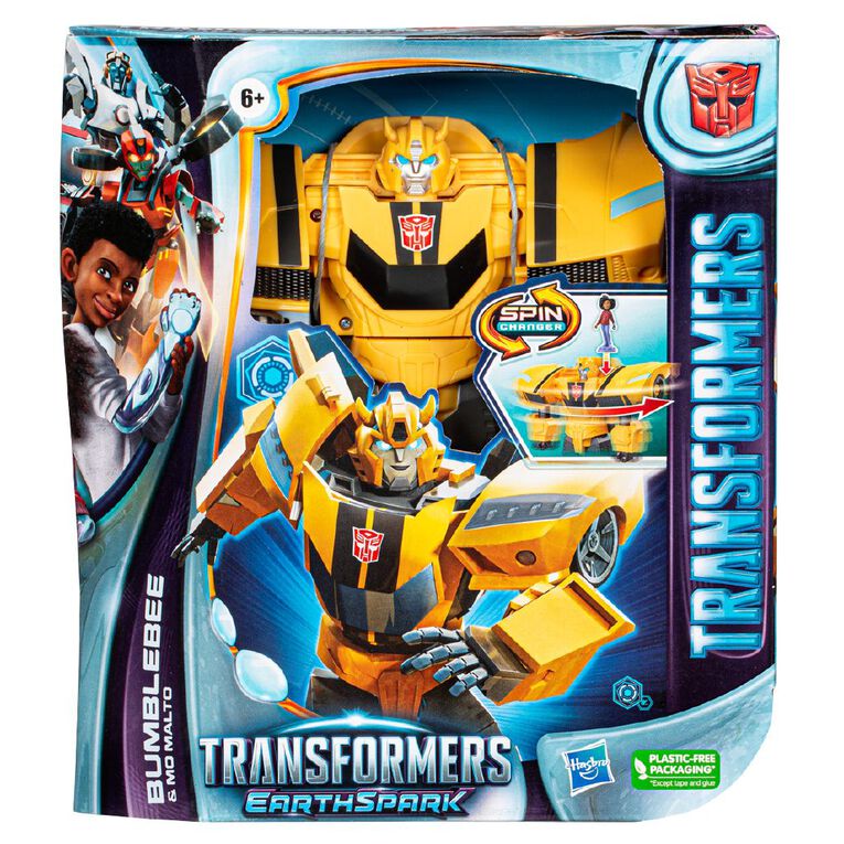 Transformers Earthspark Spin Changers Bumblebee The Warehouse