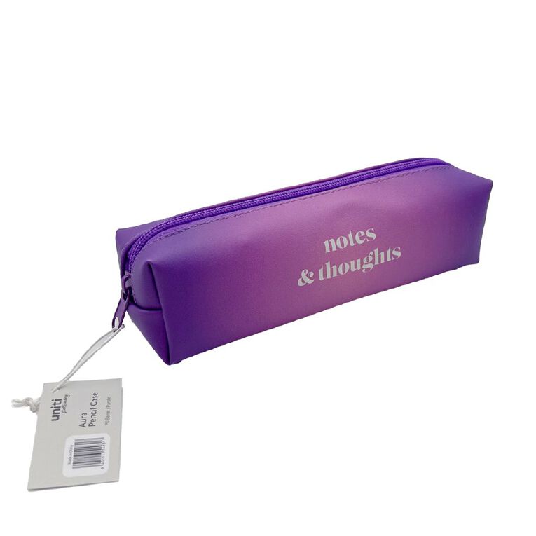 Uniti Adults Aura Purple Pencil Case, , hi-res