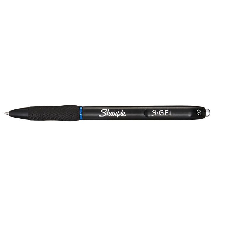 Sharpie Retractable 0.7mm Gel Pen Blue Mid 2 Pack, , hi-res