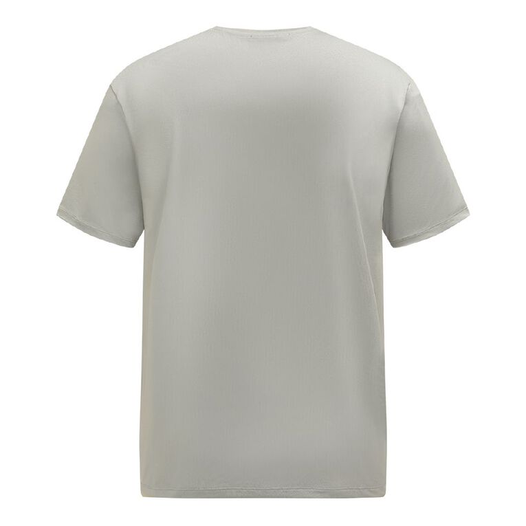 H&H Men's Shortsleeve Relaxed Surf Tee, Grey, hi-res