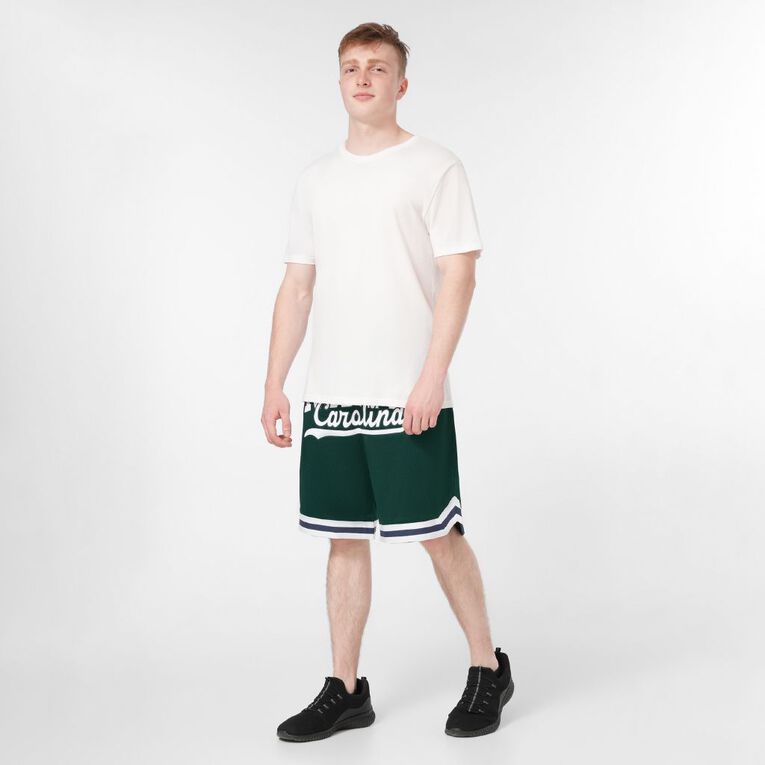 Garage Men's Basketball shorts, Green Dark, hi-res
