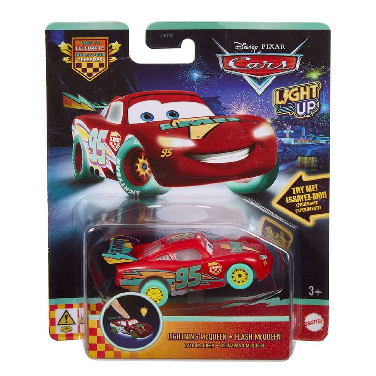 Cars 1:55 Light Up Racers Vehicle Assorted, , hi-res