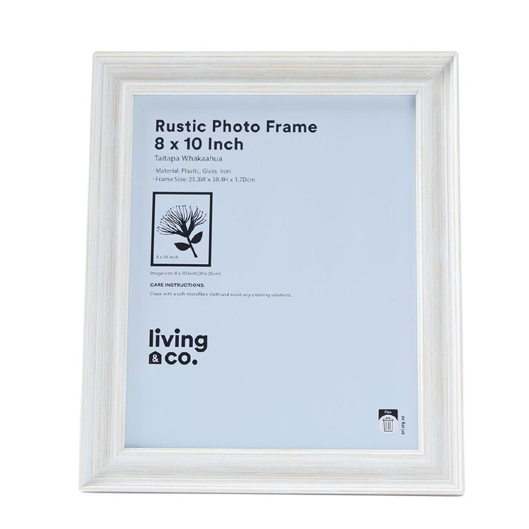 Living & Co Rustic Photo Frame 8in x 10in, , hi-res