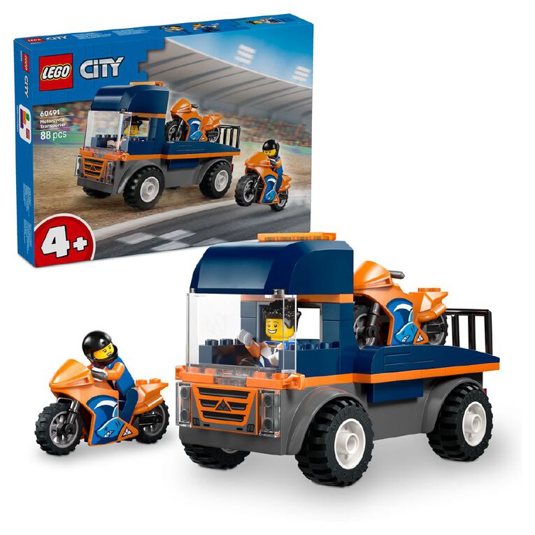 LEGO CITY Motorcycle Transporter 60491, , hi-res