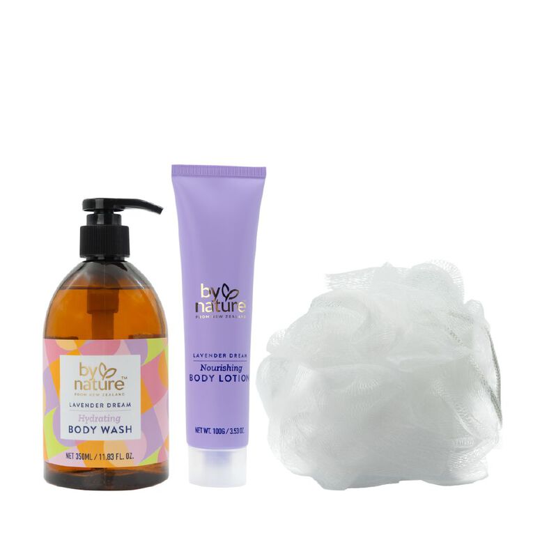 By Nature Lavender Dreams Bath and Body Set, , hi-res