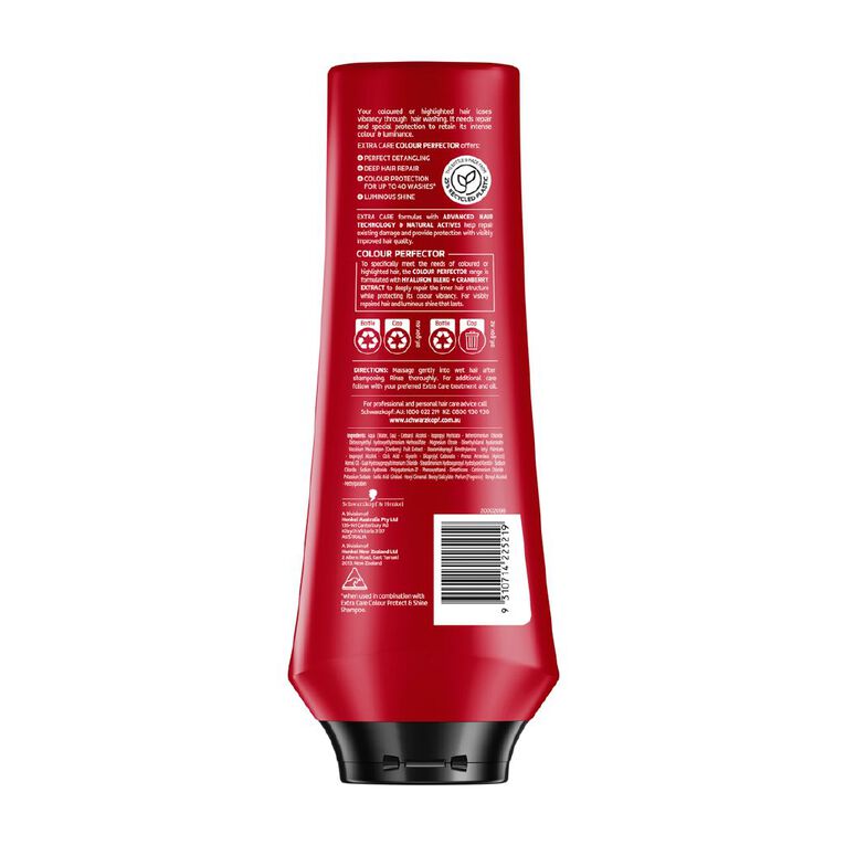 Schwarzkopf Extra Care Colour Perfector Conditioner 400ml, , hi-res
