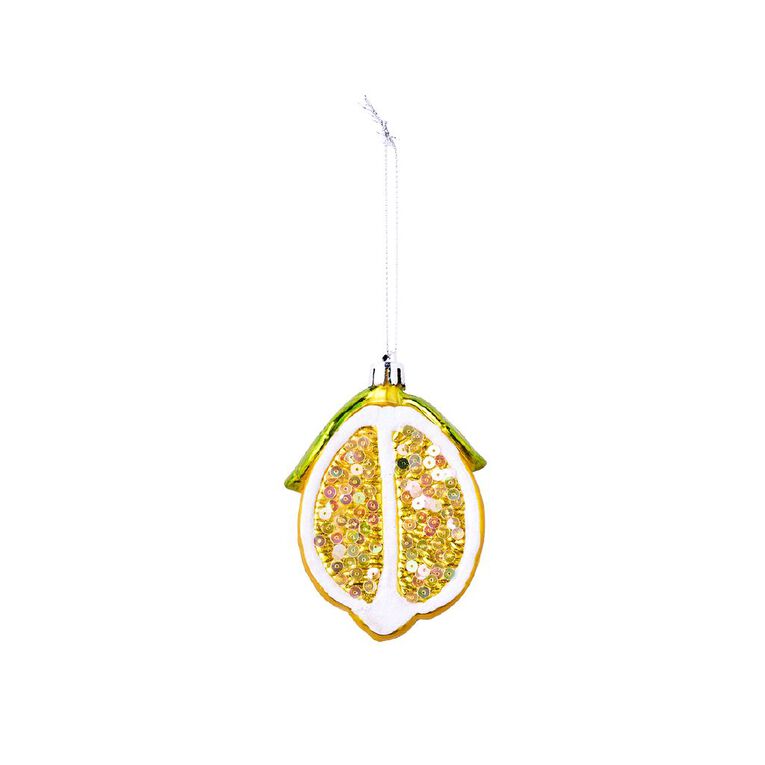 Wonderland Fun Festive Tree Decoration Lemon or Strawberry Assorted, , hi-res