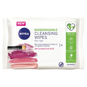 Nivea Daily Essentials Facial Cleansing Wipes Gentle 25 Pack