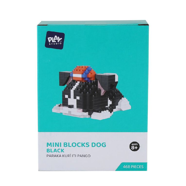 Play Studio Mini Blocks Dog Black, , hi-res