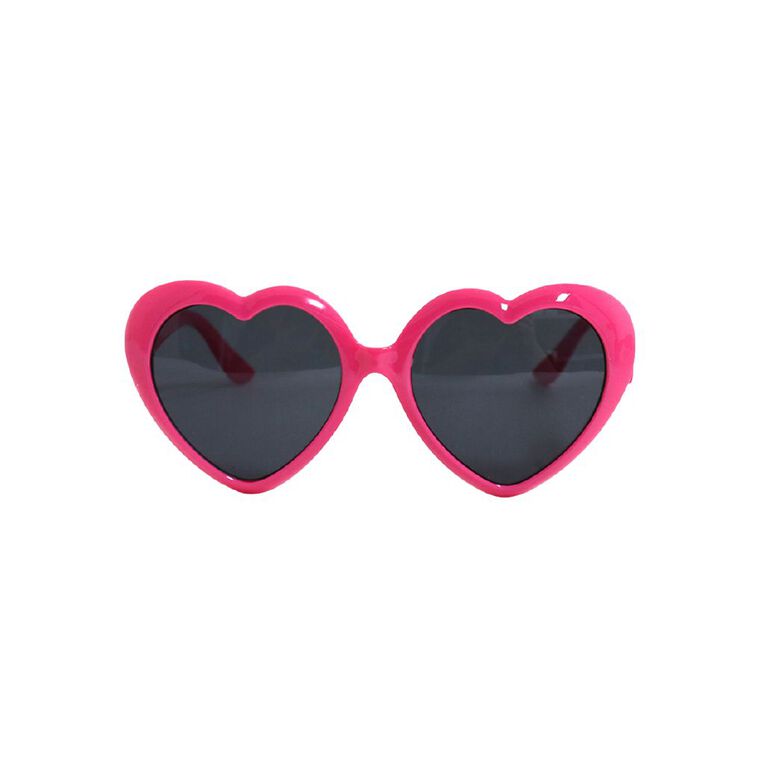 H&H Kids' Heart Sunglasses Pink, , hi-res