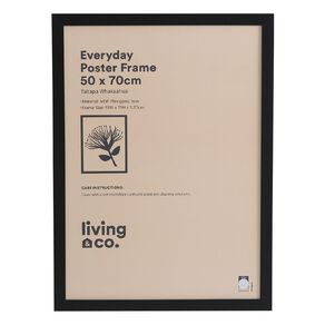 Living & Co Everday Poster Frame Black 50cm x 70cm