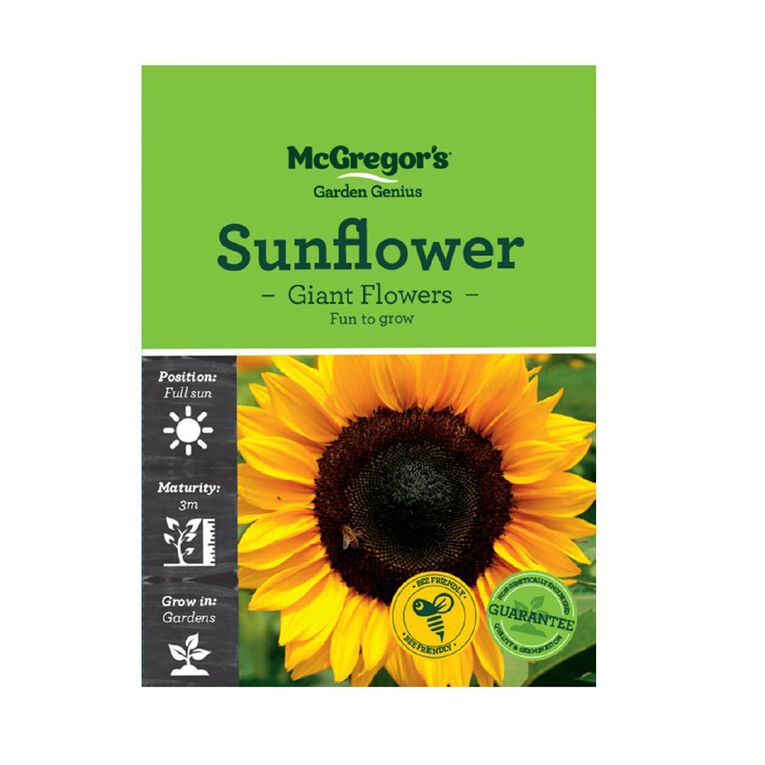 McGregor's Sunflower Giant Flower Seeds, , hi-res