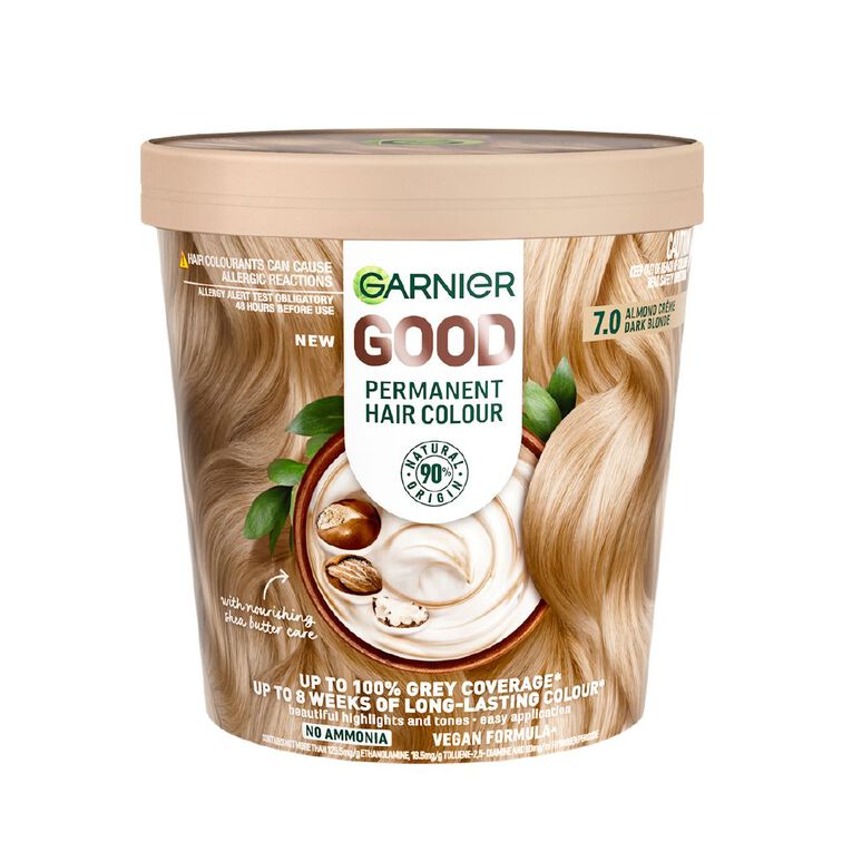 Garnier Good Hair Colour Almnd Crme Drk Blnde 7.0, , hi-res