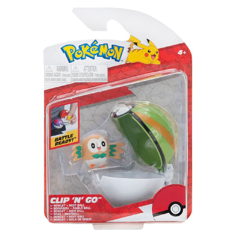 Pokemon Clip 'N' Go Lechonk 2" & Heavy Ball Action Battle Figure Jazware