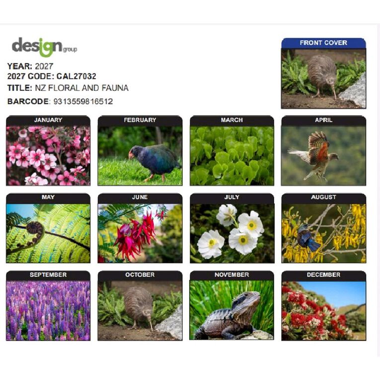 IG Design 2027 Calendar New Zealand, , hi-res