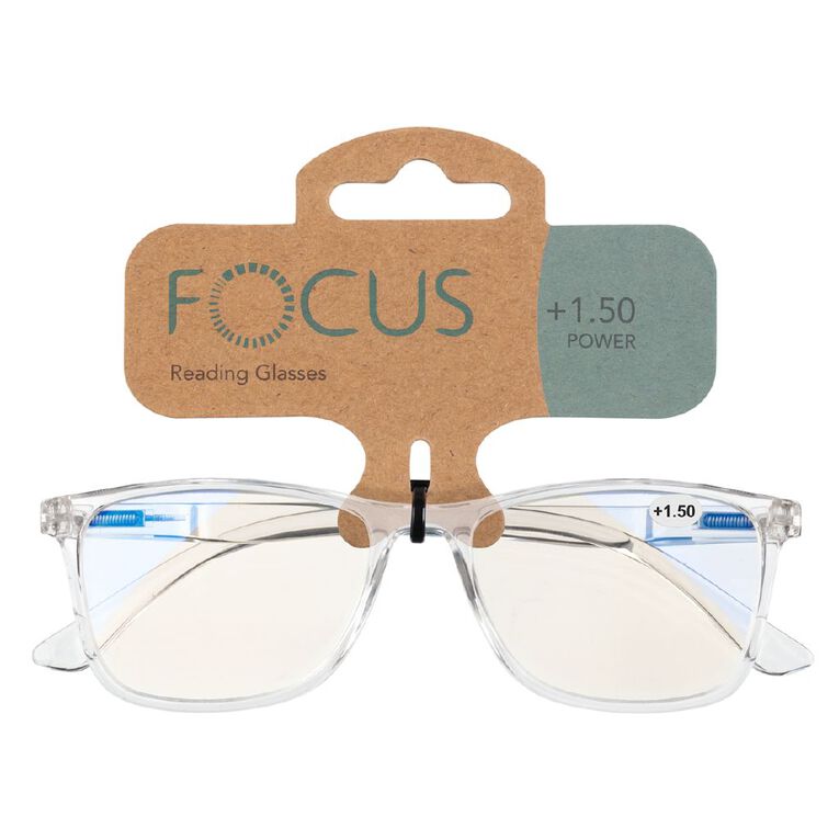 Focus Blue Light Filter Reading Glasses +1.50, , hi-res