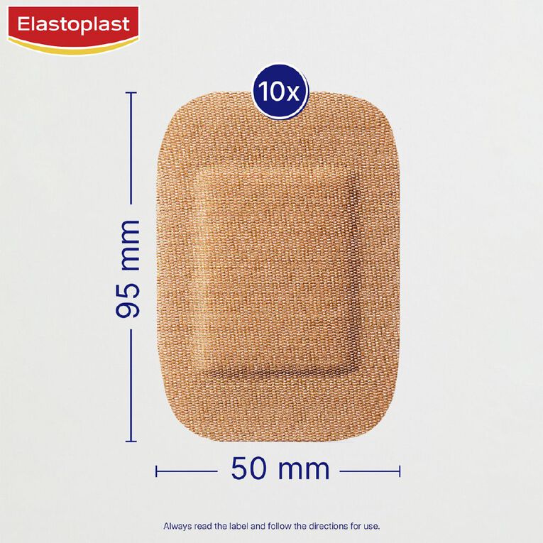 Elastoplast Heavy Fabric Extra Large Strips 10 Pack, , hi-res