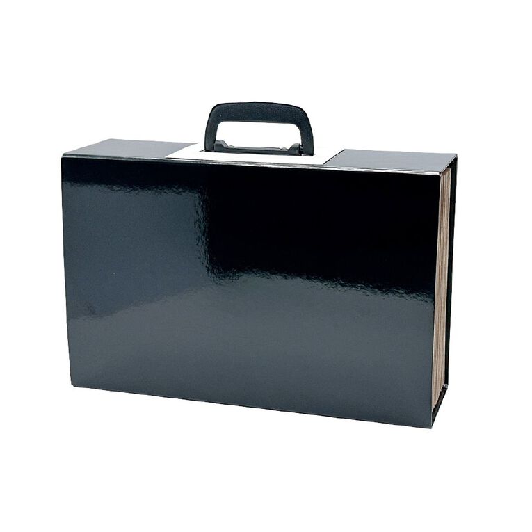 WS Concertina File 19 Pocket Black, , hi-res
