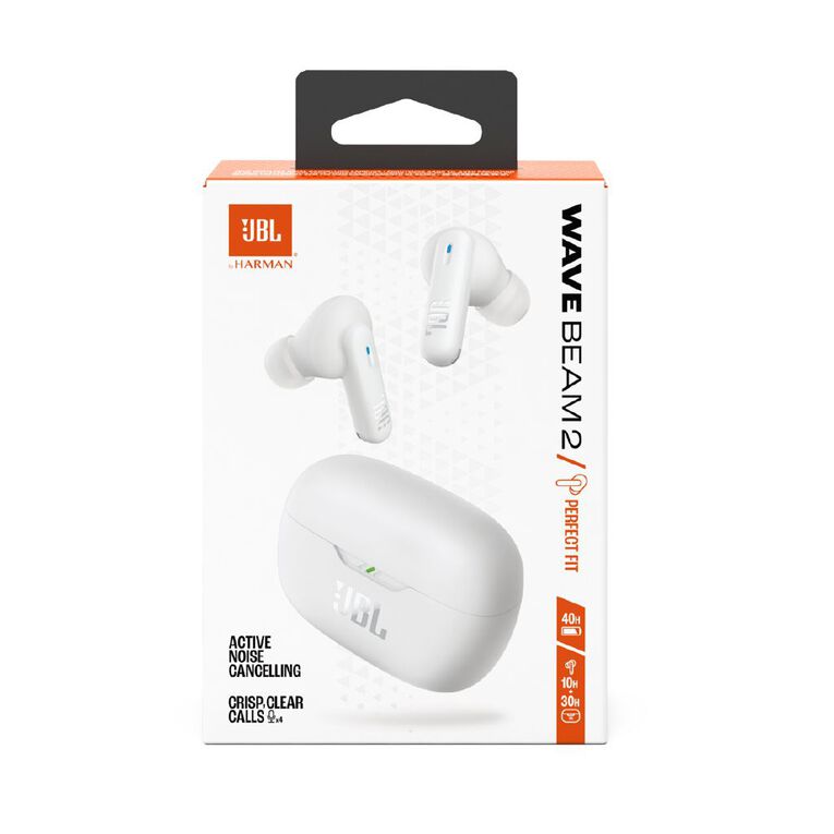 JBL Wave Beam 2 True Wireless Noise Cancelling Earbud White, , hi-res