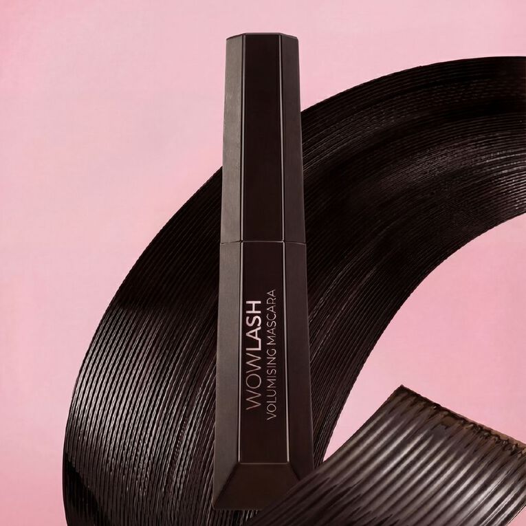 MCoBeauty Wow Lash Volumising Mascara Black Brown, , hi-res