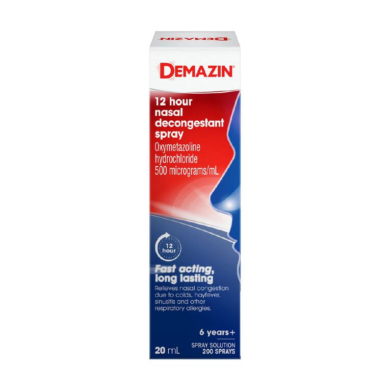 Demazin Demazin Decongestant Nasal Spray 20ml, , hi-res