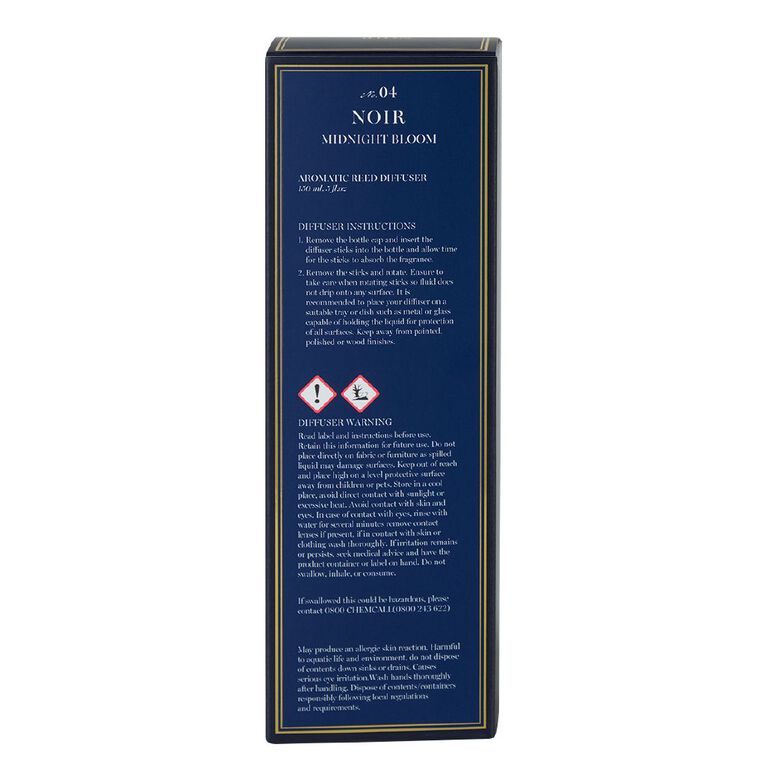 Living & Co Noir Reed Diffuser 04 Midnight Bloom 150ml, , hi-res