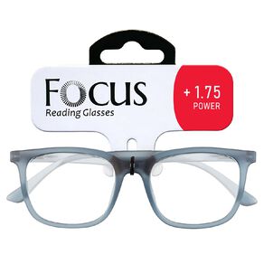 Focus Reading Glasses Harper +1.75 Grey Light