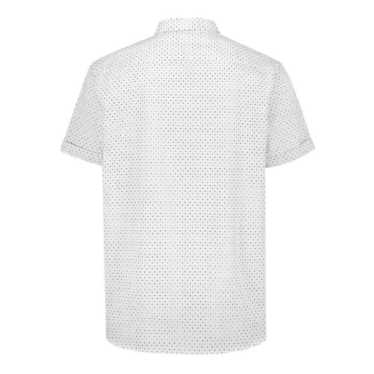 H&H Men's Short Sleeve Shirt White The Warehouse