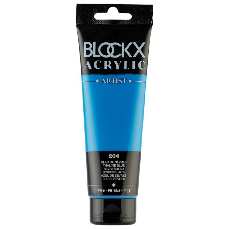 BLOCKX Acrylic Tube Thaline Blue 120ml, , hi-res