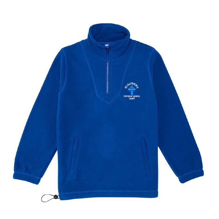 Schooltex St Patrick's Catholic Taupo Polar Fleece with Embroidery, Royal, hi-res