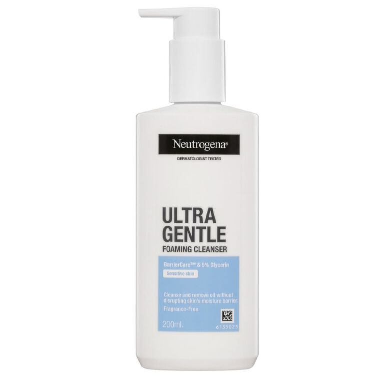 Neutrogena Ultra Gentle Foaming Cleanser 200ml, , hi-res