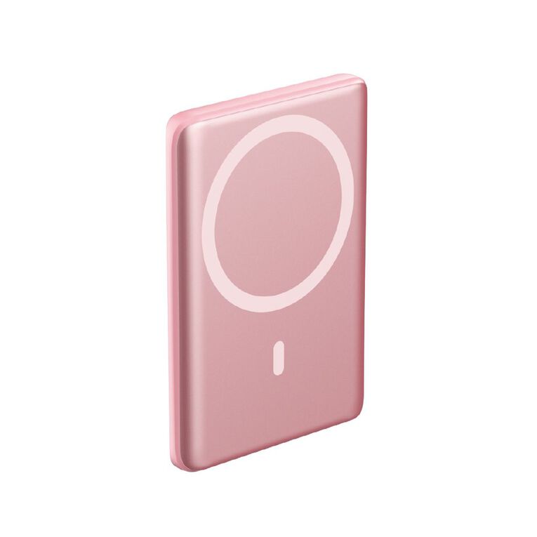 Tech.Inc 3in1 Charge Pack with Cable Charger Wireless Power Bank Pink, , hi-res